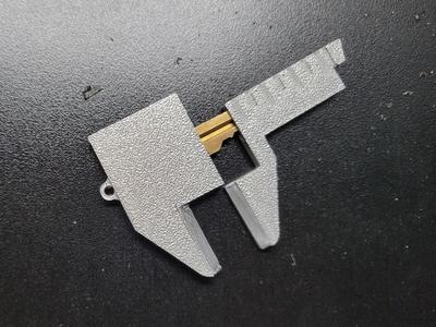 Vernier Calipers fidget key cover