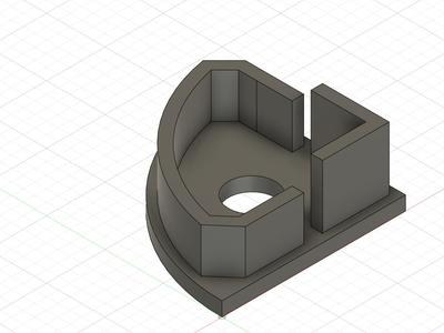 Záslepka LED Alu rohového profilu 16x16mm (Cap for LED holder Alu corner profile 16x16mm)