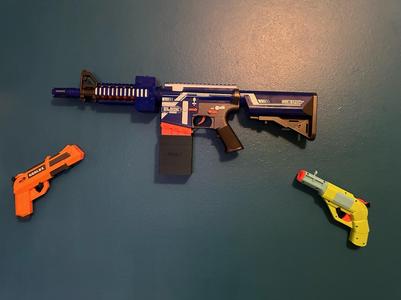 Wall Mount for AR style Nerf Gun