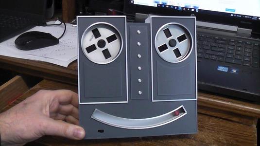 3D background "mechanical" display for your collection.