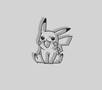 Pikachu Decoration - 2D Art
