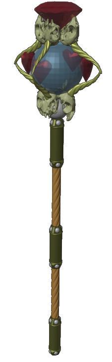Katashakan Necromancer's Staff of the Blink Bunny