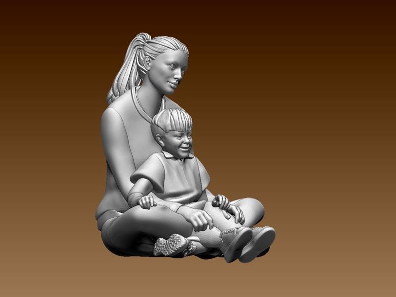 mom and son