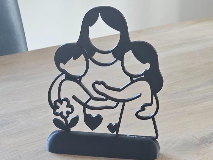 Decoration with Mother & Two Children