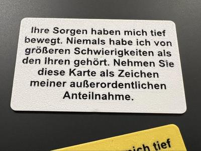 Humorous Condolence Card