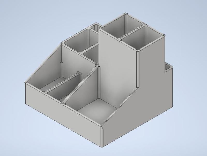 Multi function desk organizer