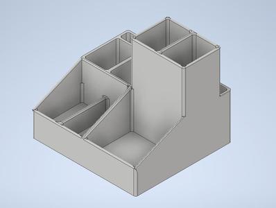 Multi function desk organizer
