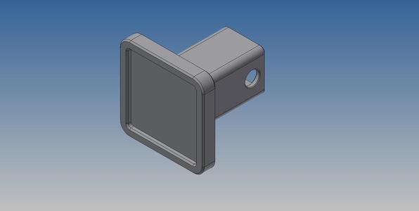 Hitch cover - 2 Inch - blank