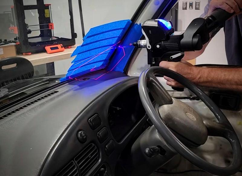 '97 Diahatsu Hijet S110P Dash 3D Scan