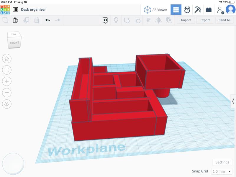 Desk organizer