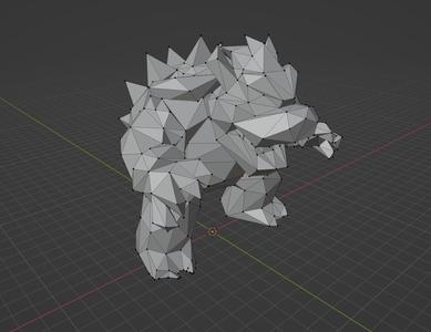 Low Poly Bowser