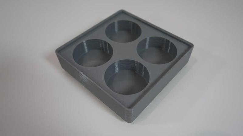 Gridfinity 4x D Battery Holder