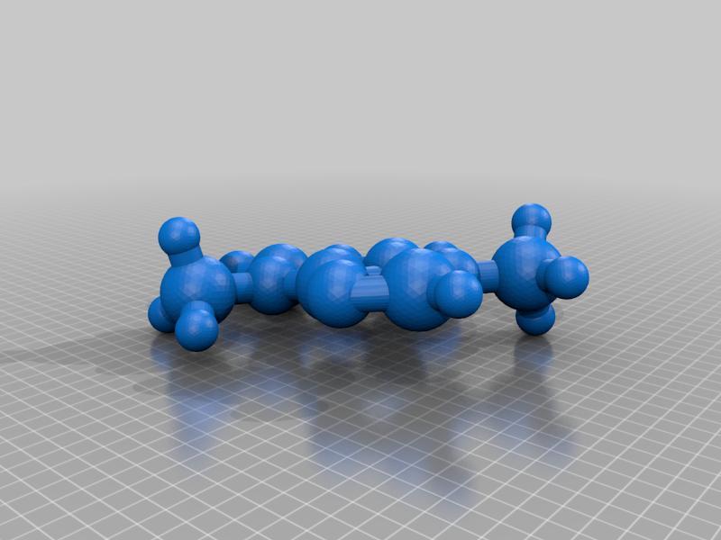 3D Caffeine Molecule