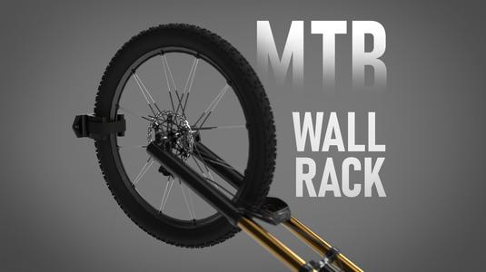 Bike Wall Rack w/ Velcro Strap