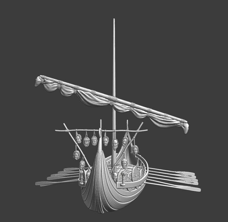 Medieval Viking Ship - Ragnars Revenge (Wargaming)