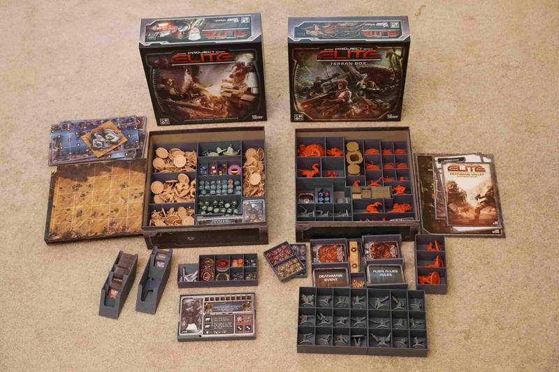 Project: ELITE (CMON ed.) Board Game Insert