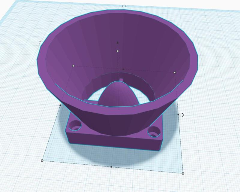 Air inlet cone for ender 3/ender 5 pro 5plus 40mm 4010 24v fan