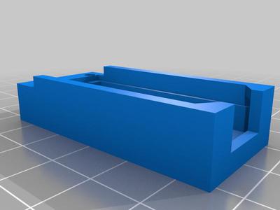 Arduino Nano Holder with expanded USB port clearance