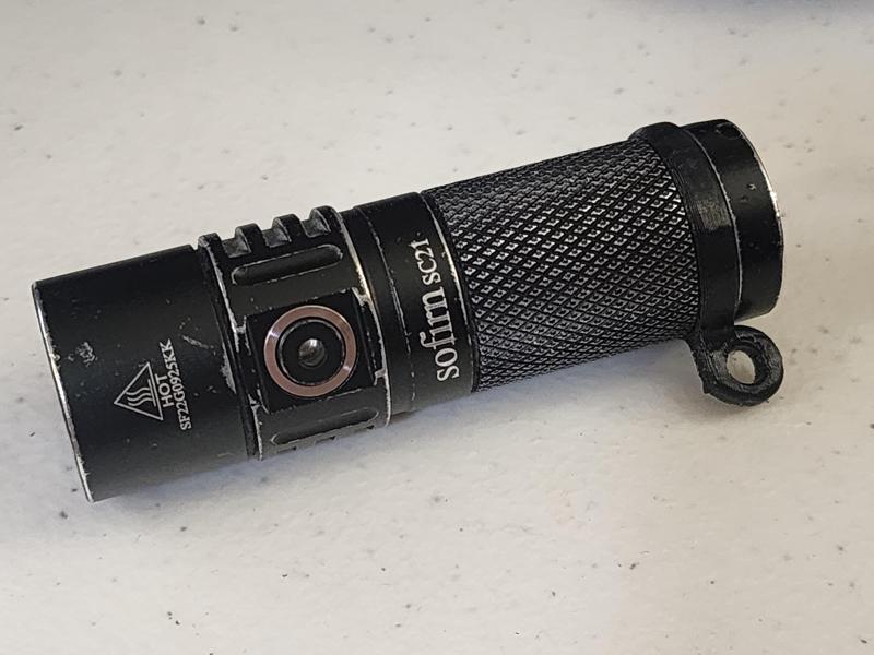 Flashlight Keychain/Lanyard Loop for Sofirn SC21 (Pro)