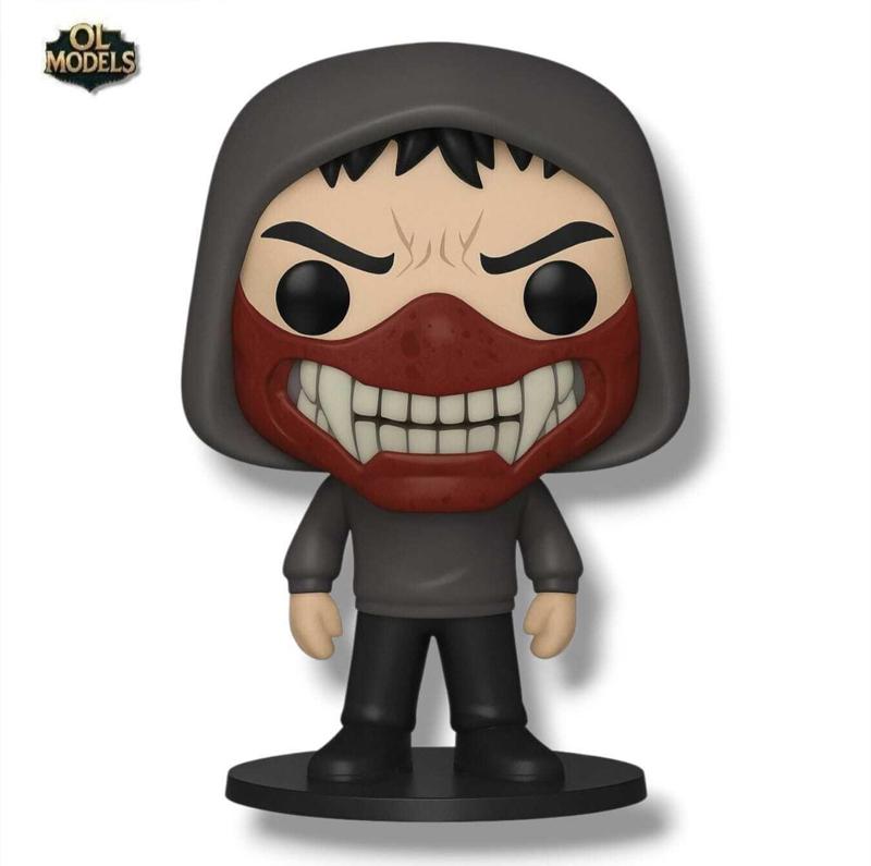 Higan Chibi Figure Ninja Kamui 3D Model