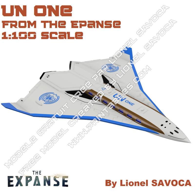 UN One From THE EXPANSE TV show - 1:100 Scale