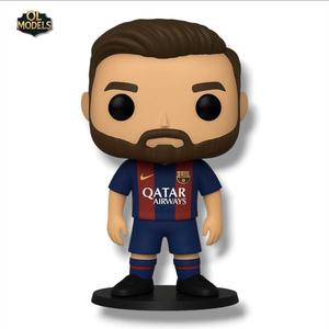 Messi Chibi Figure 3D Model