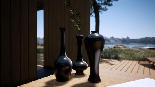 Set of vases - decorative vases - cups