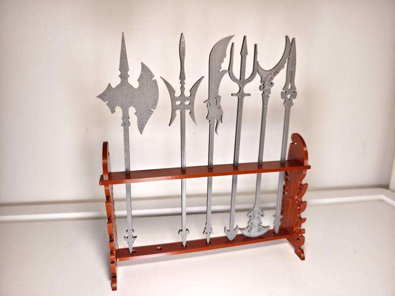 Swords, spears, halberds, shovels, forks, axes/Cold weapons