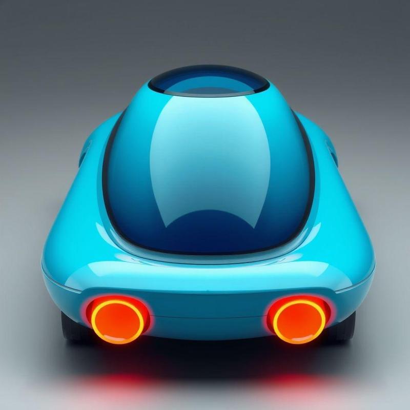 Retro Hovercar Model