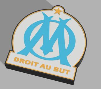 olympique de marseille logo lamp