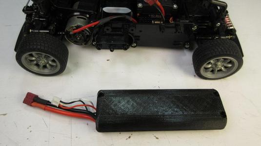 LiPo stick-pack case for old Tamiya chassis
