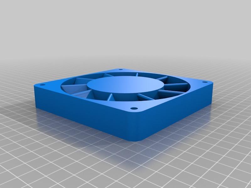 120mm Fan Intake for fans with 80mm hubs.