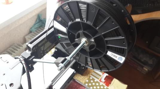 Hesine M-505 (Prusa i3) spool holder for 8mm screw