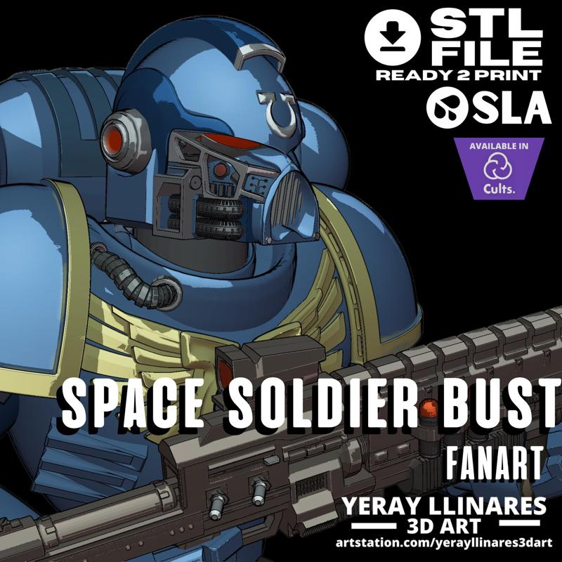 Space Soldier Bust A