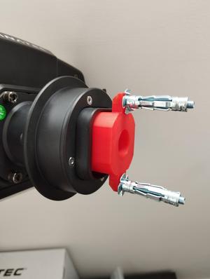 Steering wheel holder with QR2 quick release Fanatec for wall mounting