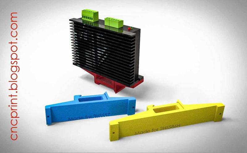 DIN Rail Mount for Stepper Drivers 2HSS86H and 3HSS57 or DM556