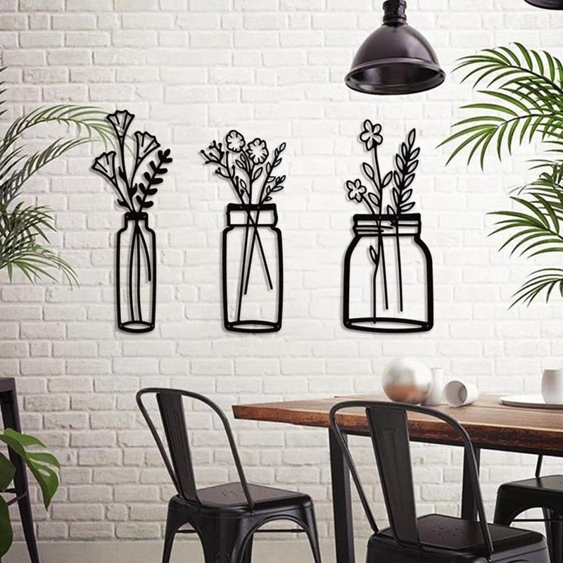 Minimal Boho Hand Drawn Flower Pots