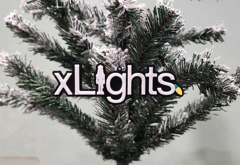 Xlights Christmas Ornament and Keychain