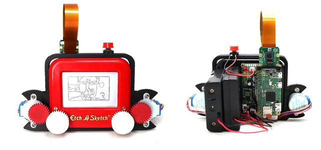Etch-A-Snap — A Raspberry Pi powered Etch-A-Sketch Camera
