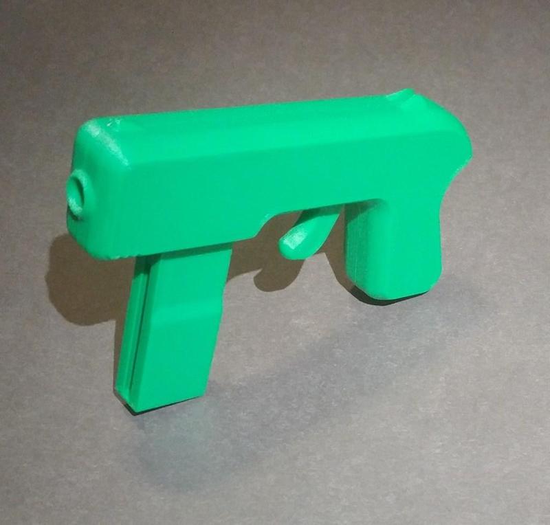 Tiny Toy Blaster V2 (6mm Airsoft Toy Gun) No Glue, No Fasteners: Just Rubber Bands and Prints