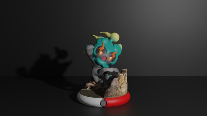 Marshadow pokemon 3D print model