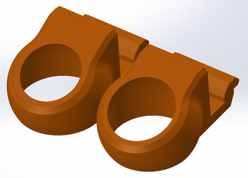 Snap In Low Profile Squash Ball Feet for Prusa MK4/S, MK3.9/S, MK3.5/S & i3 MK3/S/+