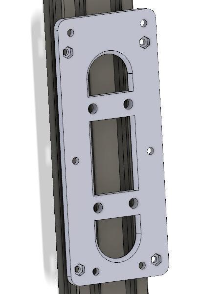 FYSETC F6 2040 Extrusion Mount