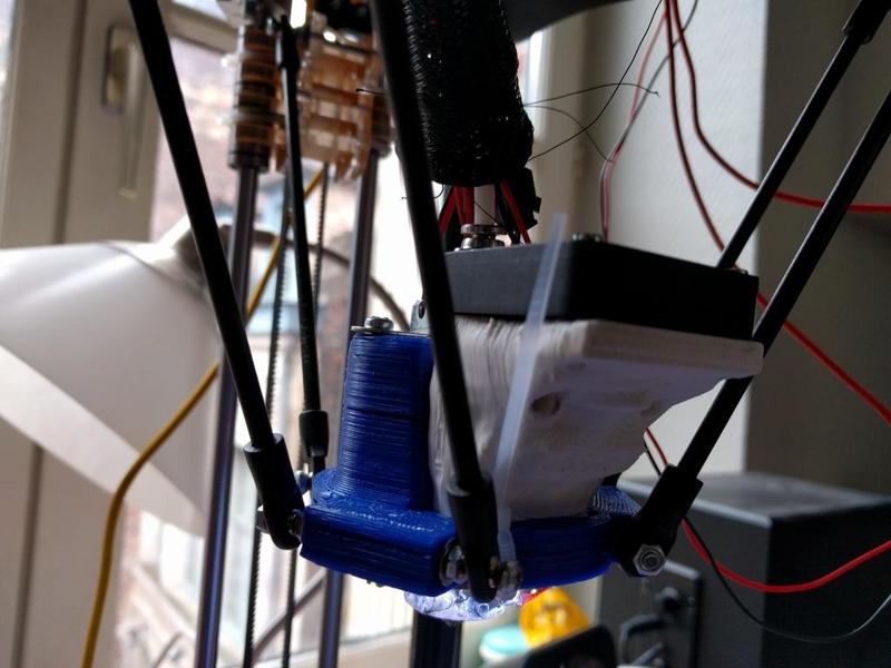 Fan support 40mm for microDelta