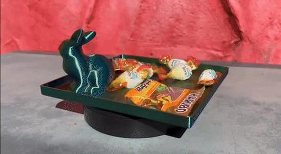 Easter Bunny Candy Plate