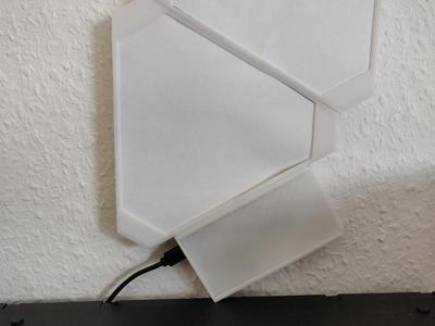 Nanofeaf Aurora Replica technick box (for wemos d1 mini and usb plug)