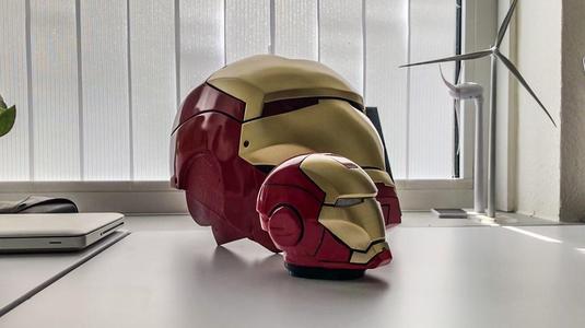 Iron Man Piggy bank with led