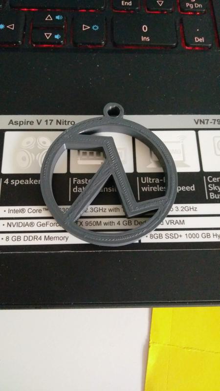 Half life keychain