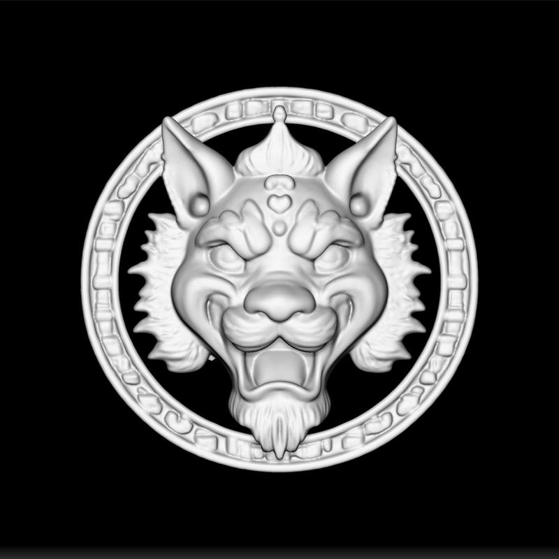 Dog Relief - Artistic Canine Wall Art - Decorative Pet Lover's Plaque - Engraved Dog Design - 3D Print Wall Decor