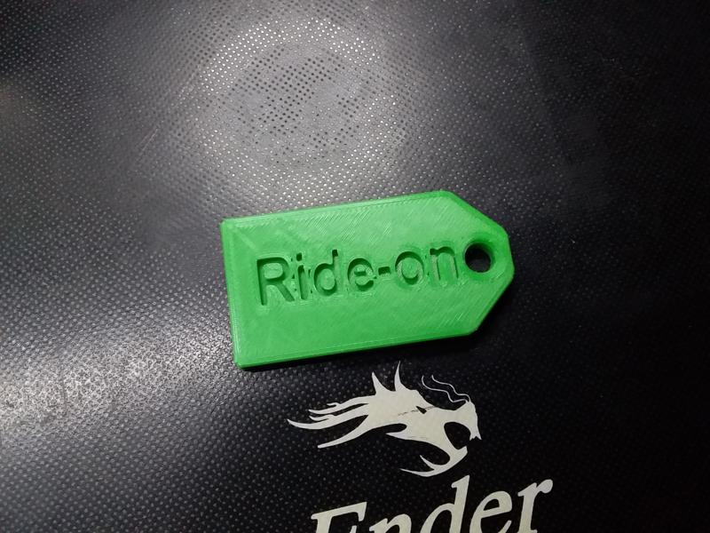 Key Tag Ride-on